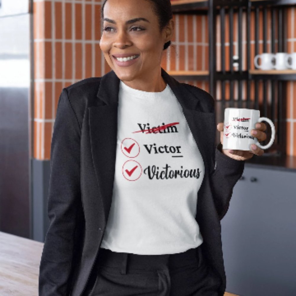 Woman's Survivor Inspirational Awareness Girl Power Apparel